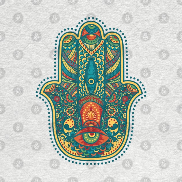 Colorful Hamsa by TomCage